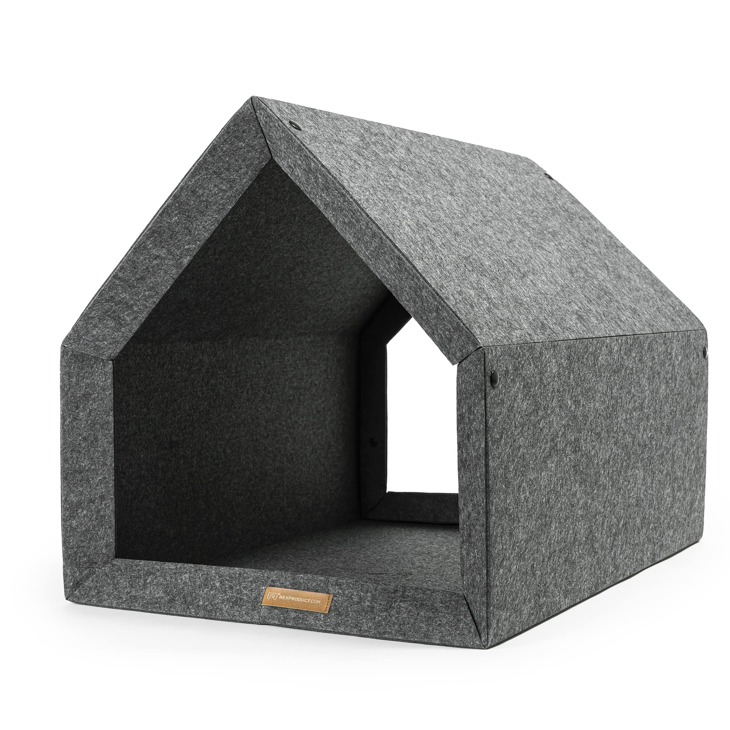 Rexproduct PetHome buda dla psów odporna na ugryzienia i zarysowania izolacja akustyczna rozmiar S 60x42 cm