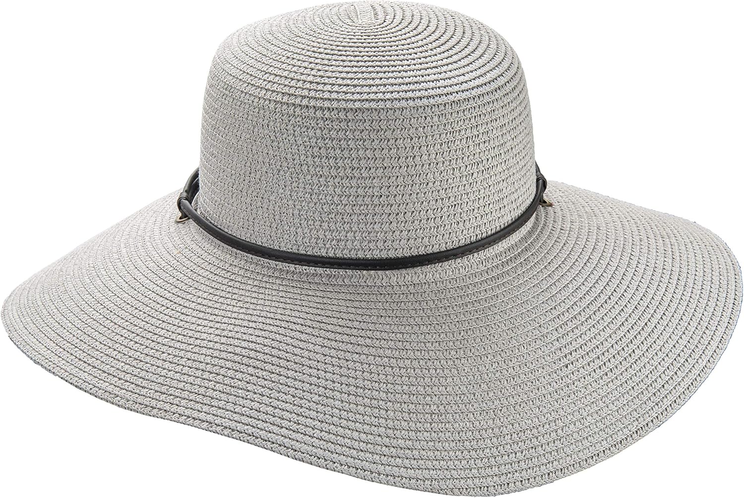 Sloggers Women's Wide Brim Braided Sun Hat with Wind Lanyard : Clothing, Shoes & Jewelry