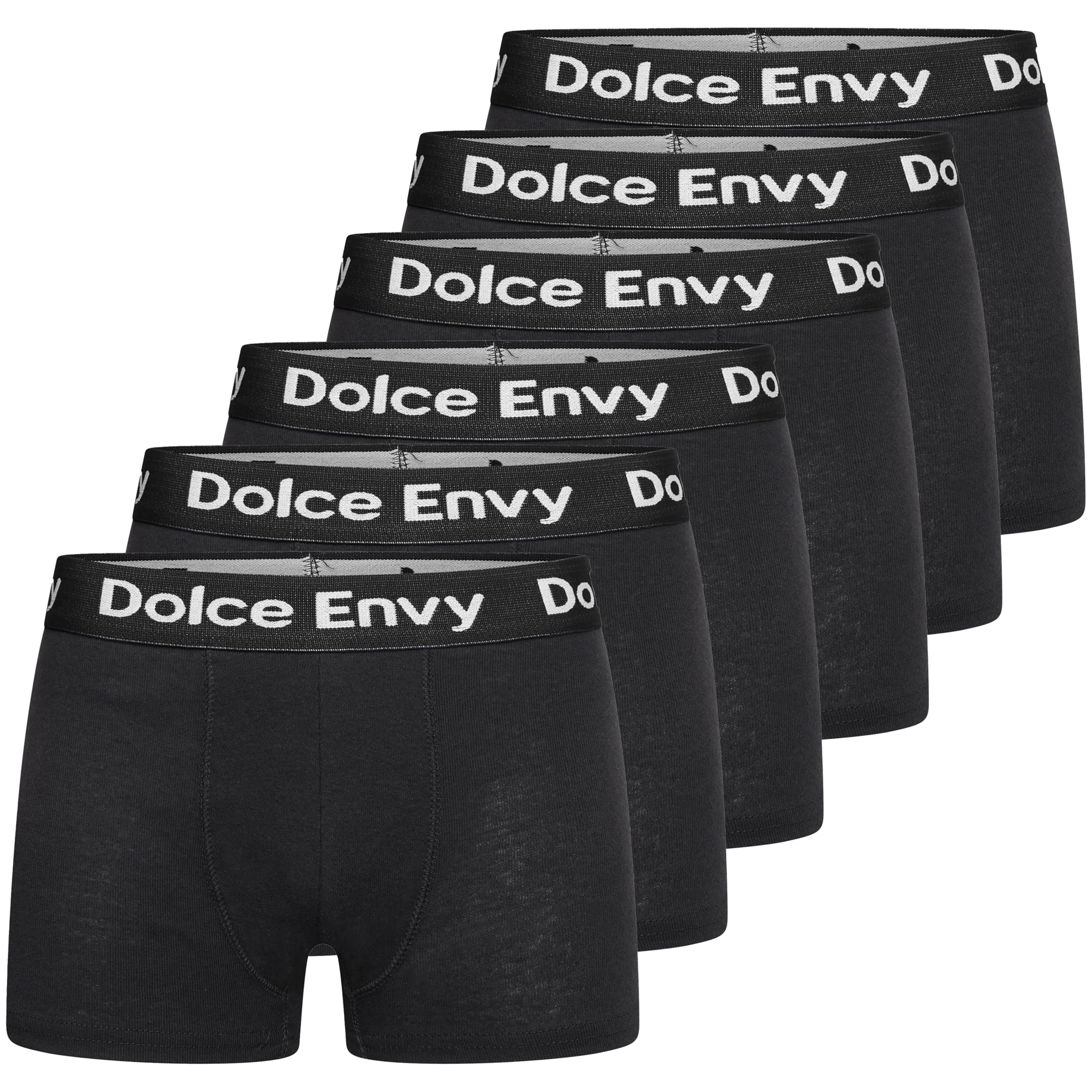 6-Pack Mens Boxers Shorts with Elastic Waistband Cotton Fitted Breathable Underwear Suitable for any Occasion