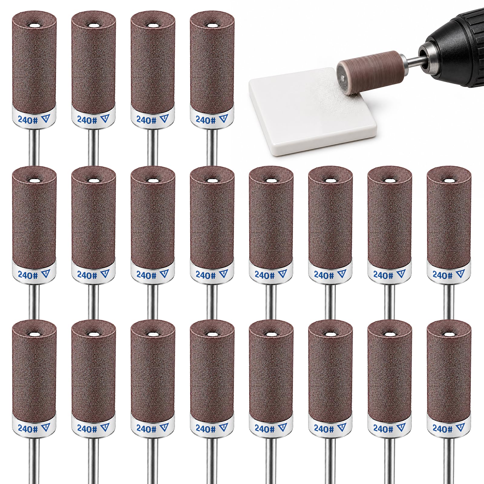 Dremel Sanding Drums - 30Pcs Grits 180-3000 -11