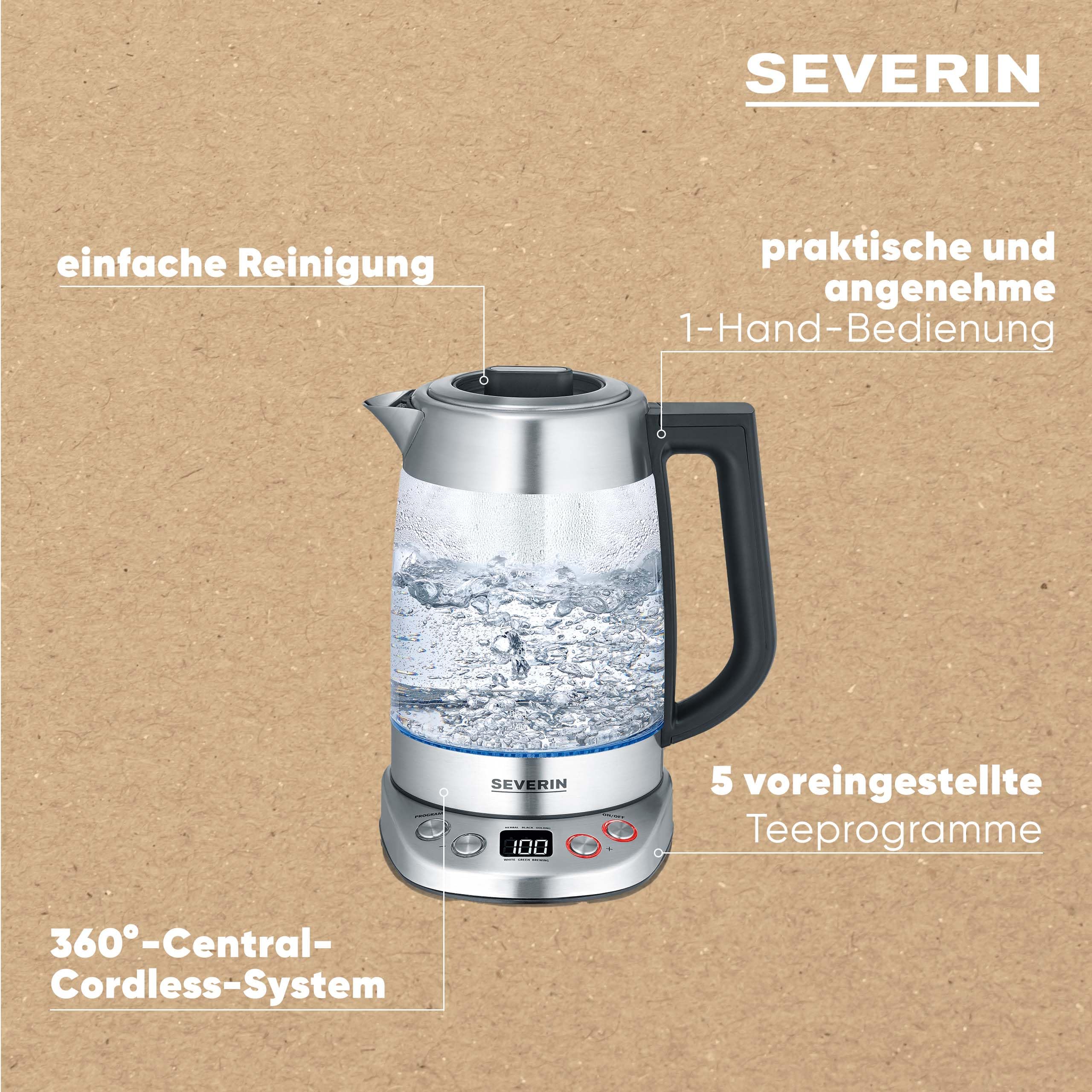 Severin Glas-Wasserkocher 1,7L – Bild 8