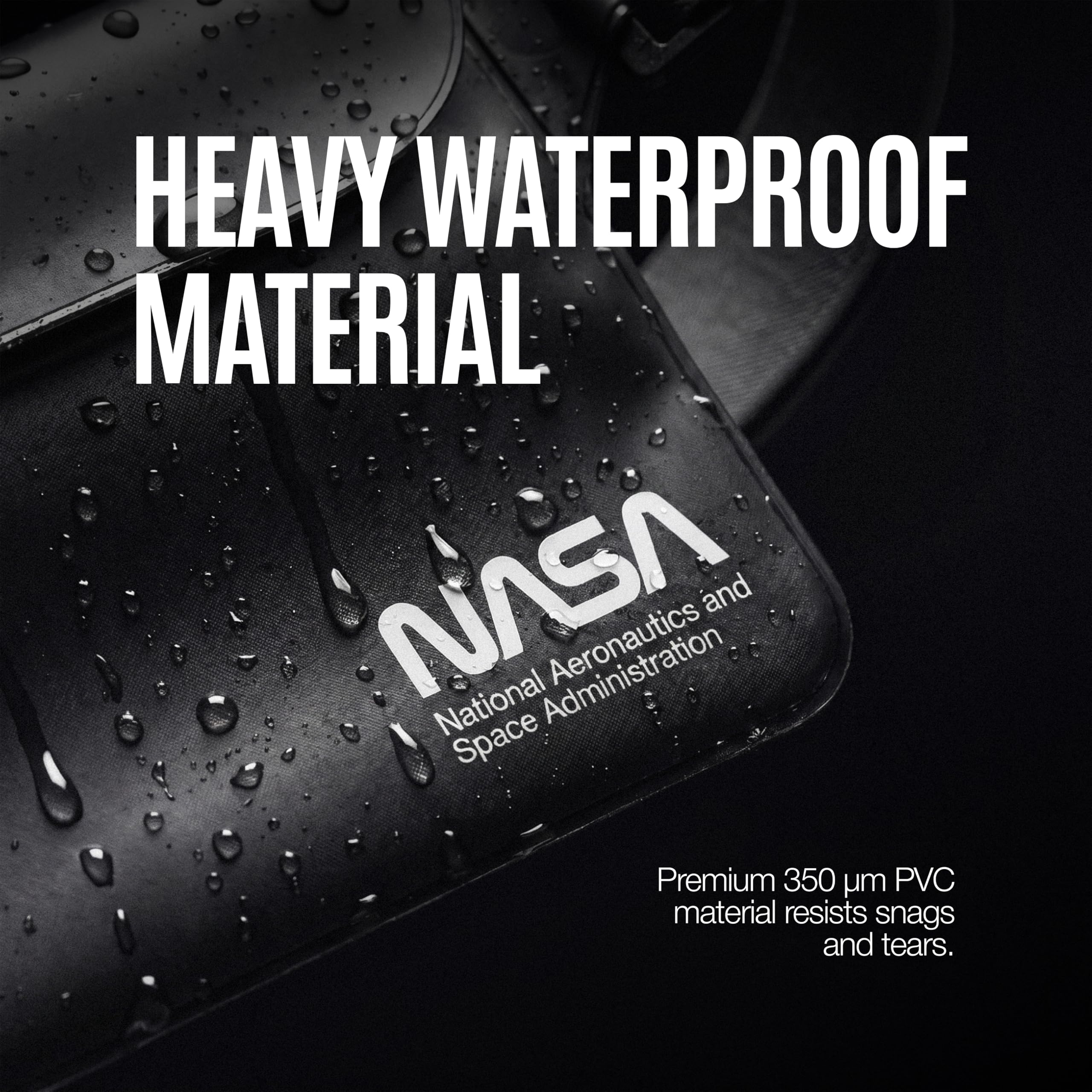 NASA Marsupio Impermeabile, Sigillo AirLock™, Certificato IPX8 (Pacco da 2)