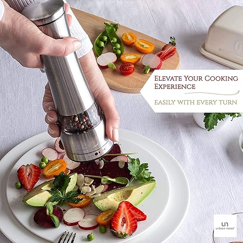 Miniatura 4 de Paquete de molinillo manual de sal y pimienta UN4 y juego de salero y pimentero