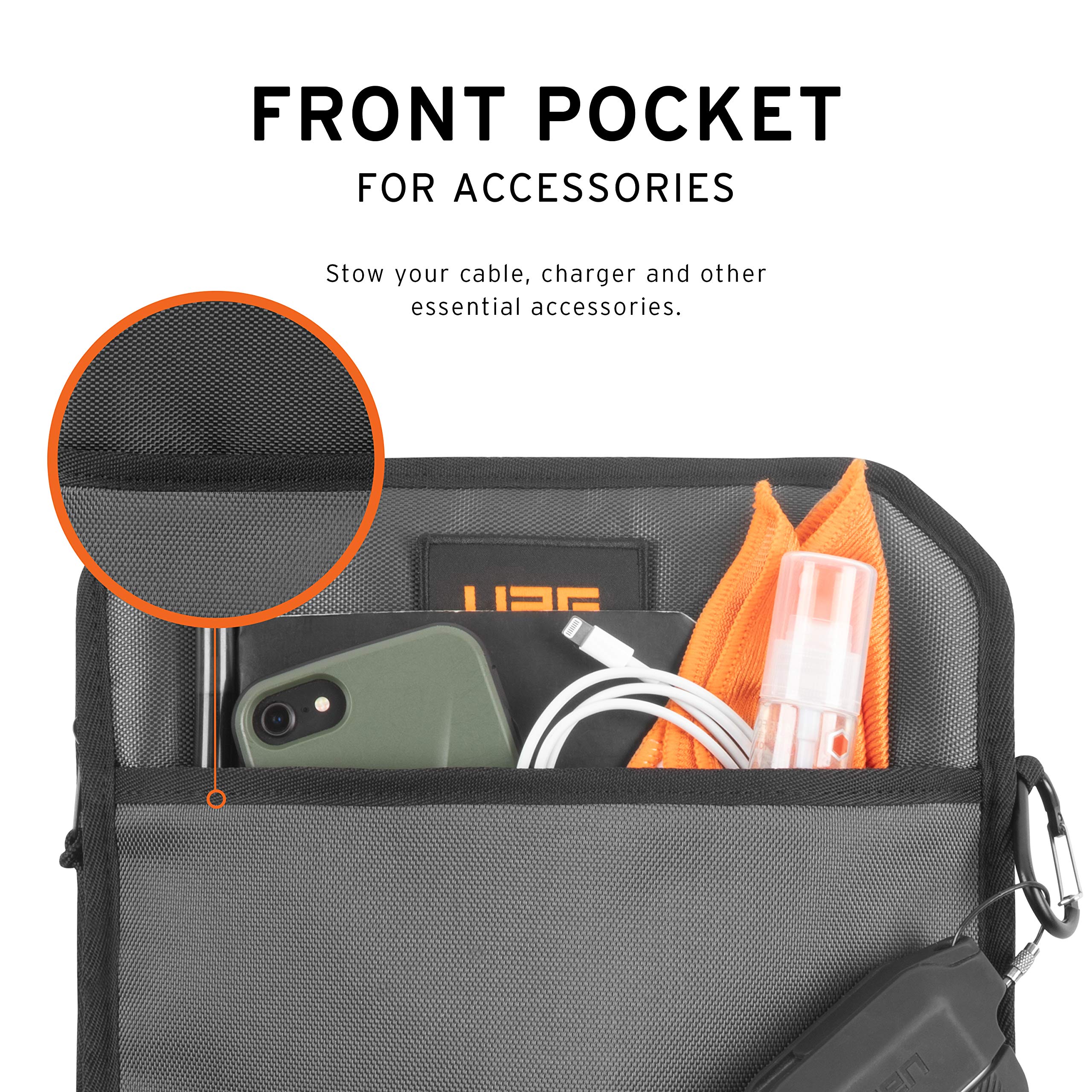 日本正規代理店品 URBAN ARMOR GEAR 13インチ用 スリムブリーフ PC収納/ビジネス/通勤・通学/ショルダーストラップ付 オリーブ UAG-SLBR13-OL