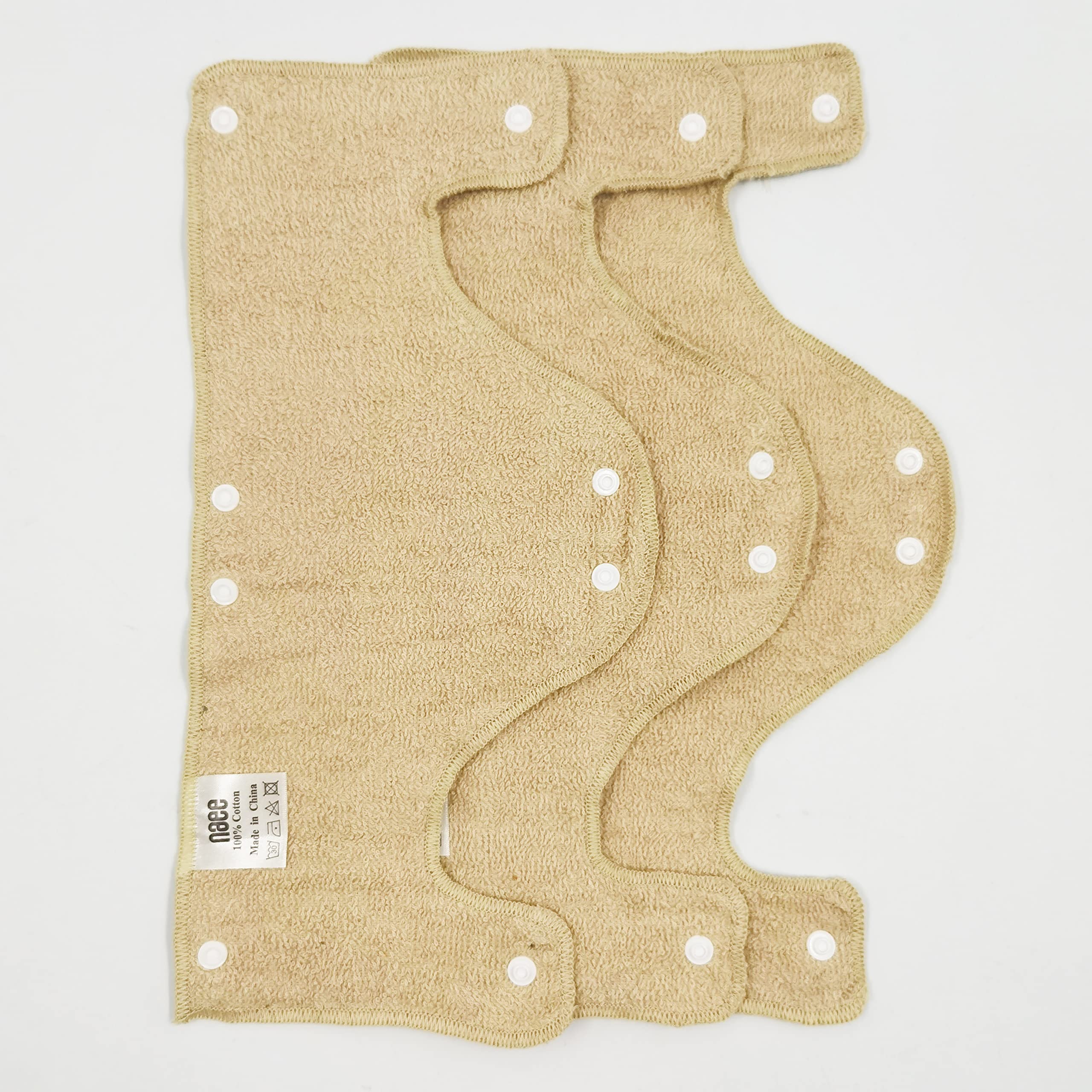 Big Beige Hard Hat - Fascia per il sudore, riutilizzabile, lavabile, in spugna di cotone, con chiusura a scatto, 9 pezzi per confezione