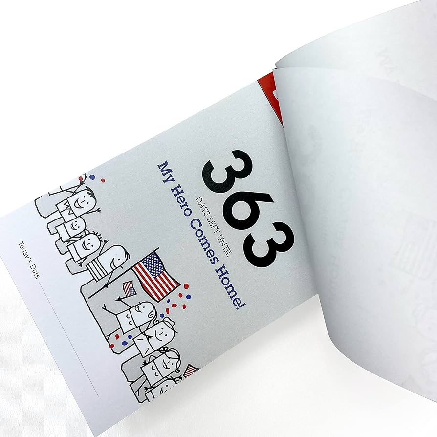 Amazon.com: 1 Year (365 days) Hero Comes Home Homecoming Tour and  Deployment completion Count Down 5.75