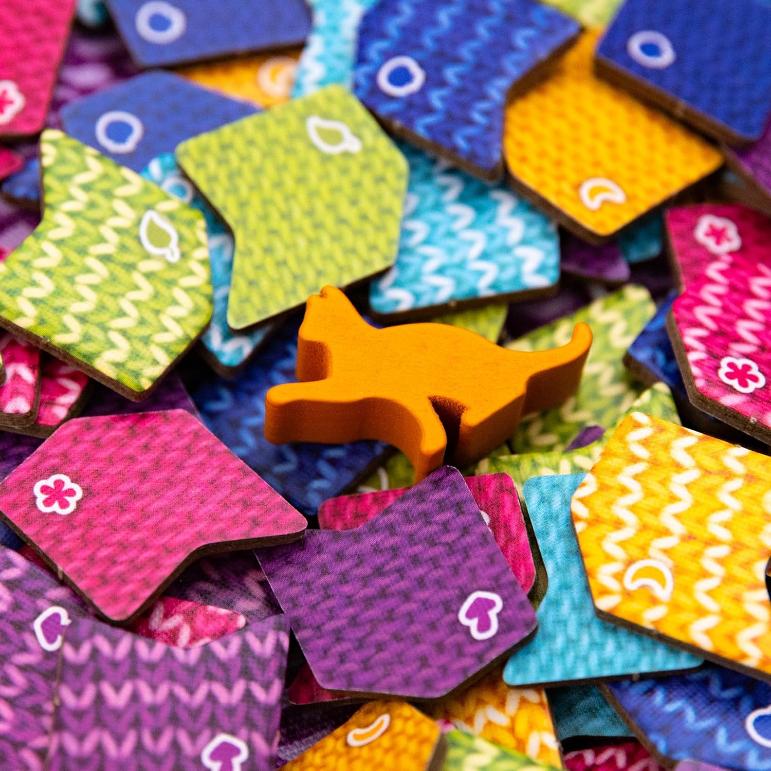 AEG & Flatout Games | Knitting Circle - Follow-Up to the Award-Winning Puzzly Game Calico | Cats, Yarn, and Cozy Knits | Ages 10+ | 1-4 Players