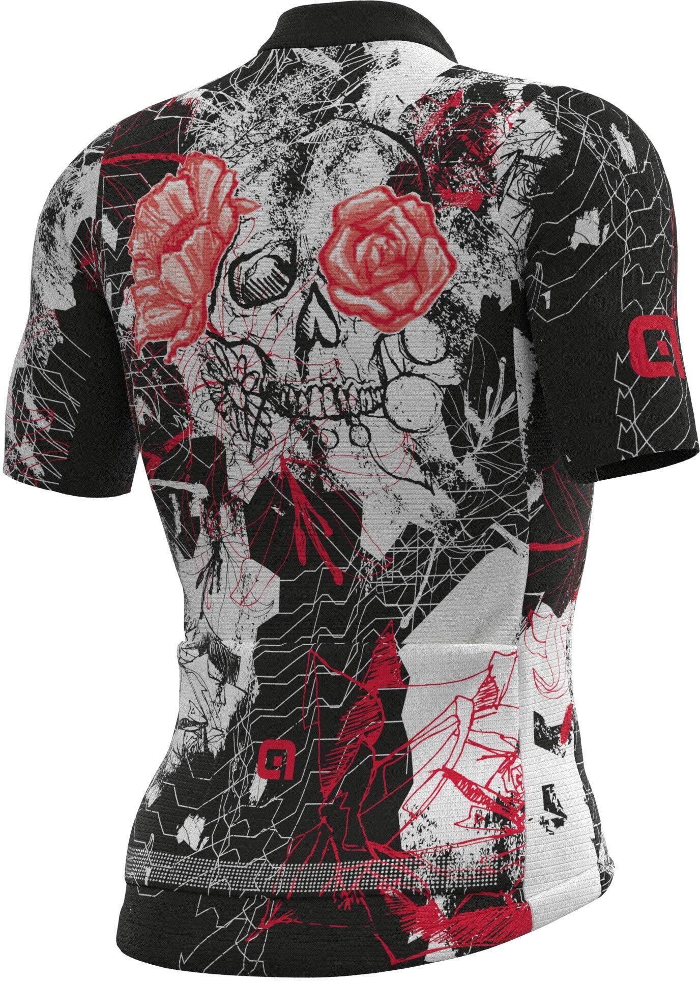 Alé Maillot Manga Corta PRR Skull, Negro | Bikeinn