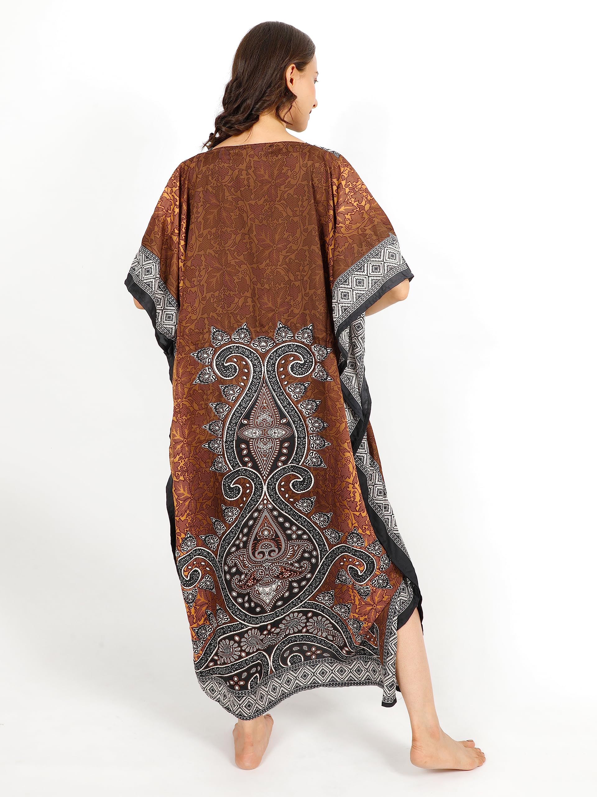Kaftans - Kimono tipo túnica para mujer, dashiki, caftán africano, talla grande, kimono para niñas