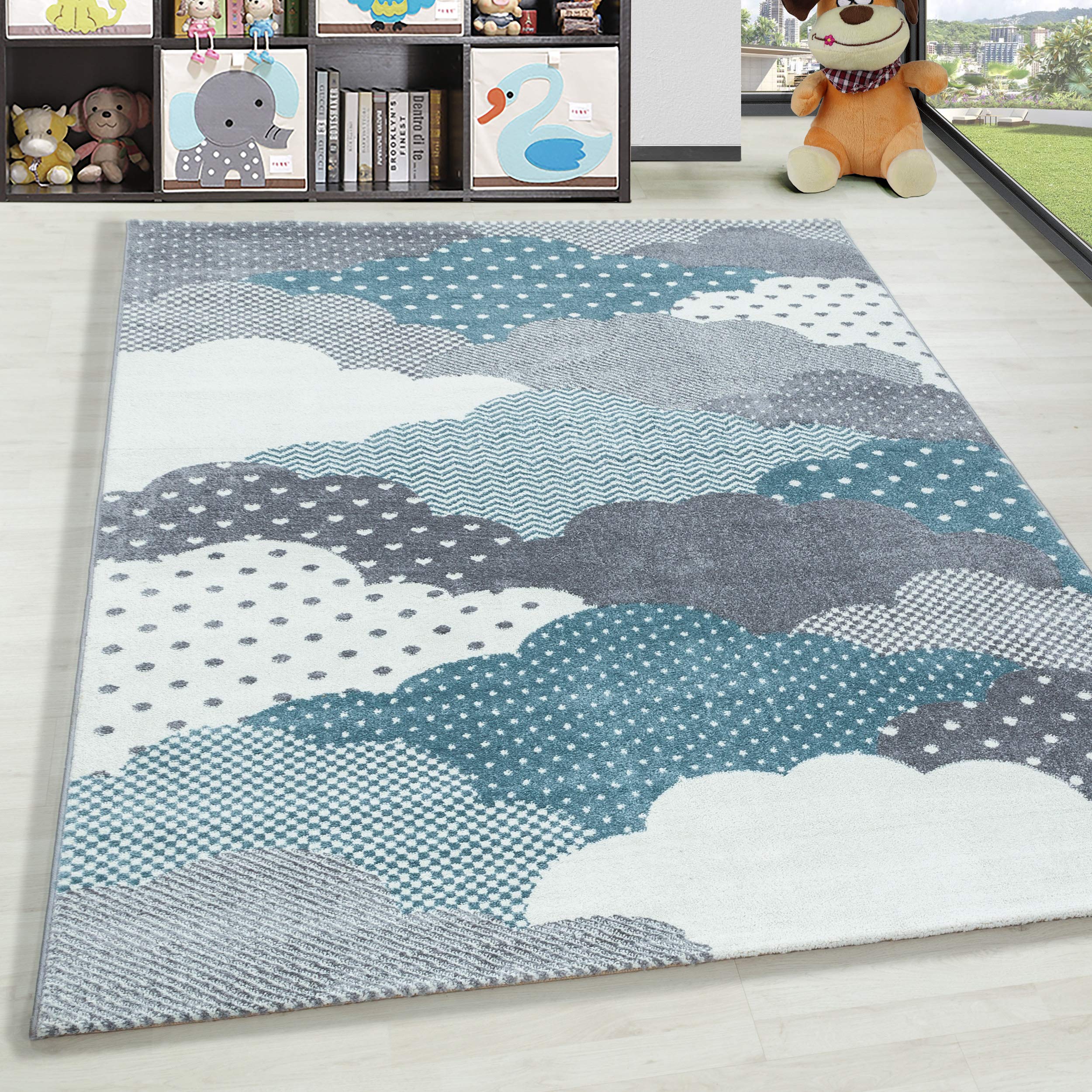 Kindertapijt Korte stapel Kat Smile Ontwerp Kinderkamer Babykamer Speelkamer 11 mm poolhoogte Zacht Rechthoekig Rond Lopers Roze, Groote:80x150 cm
