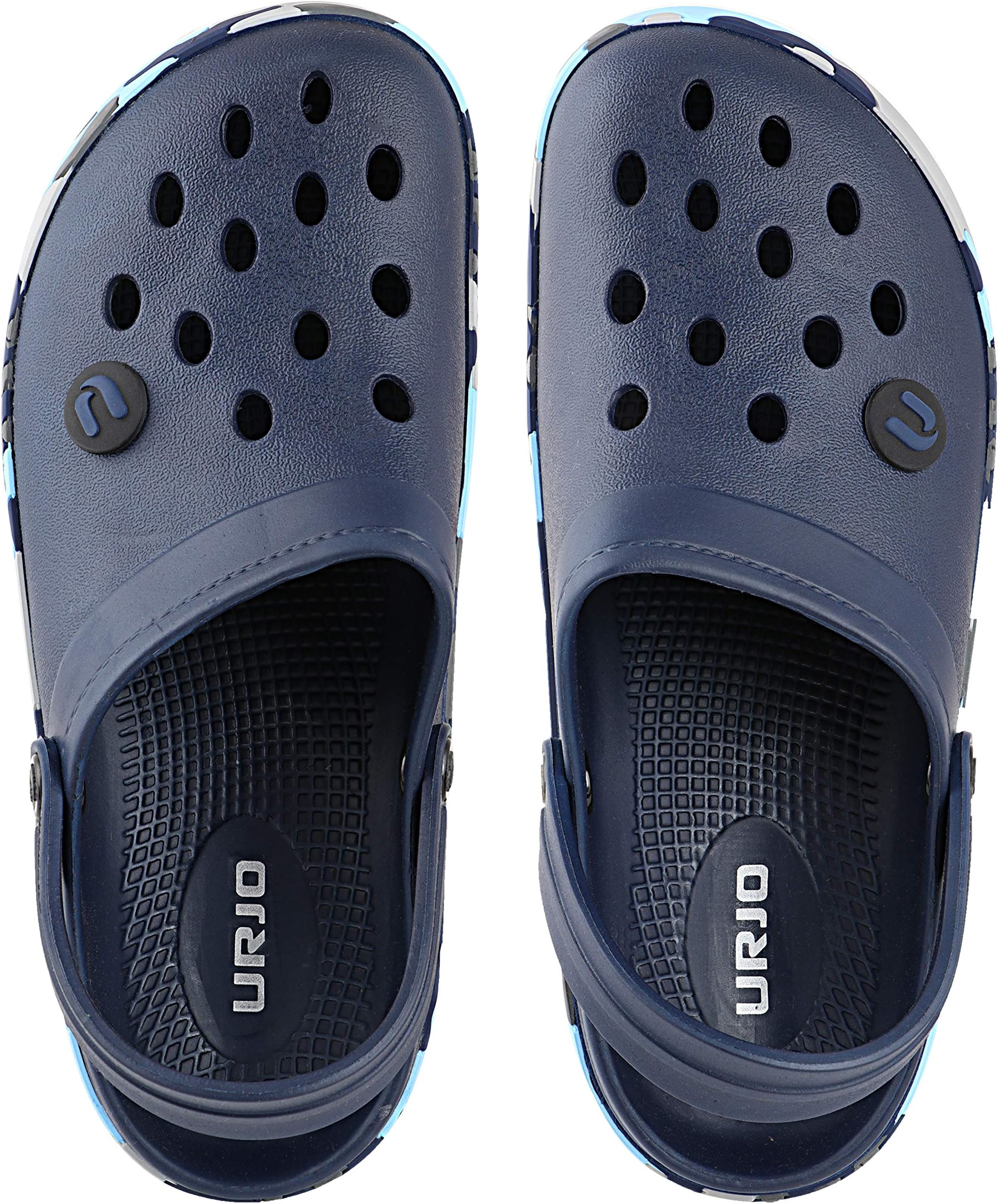 URJO CAMO Men's Clogs/Sandals with Adjustable Back Strap Ultra Soft & Flexibility Anti Skid Comfortable Waterproof Daily Mules Clogs/Sandals for Men