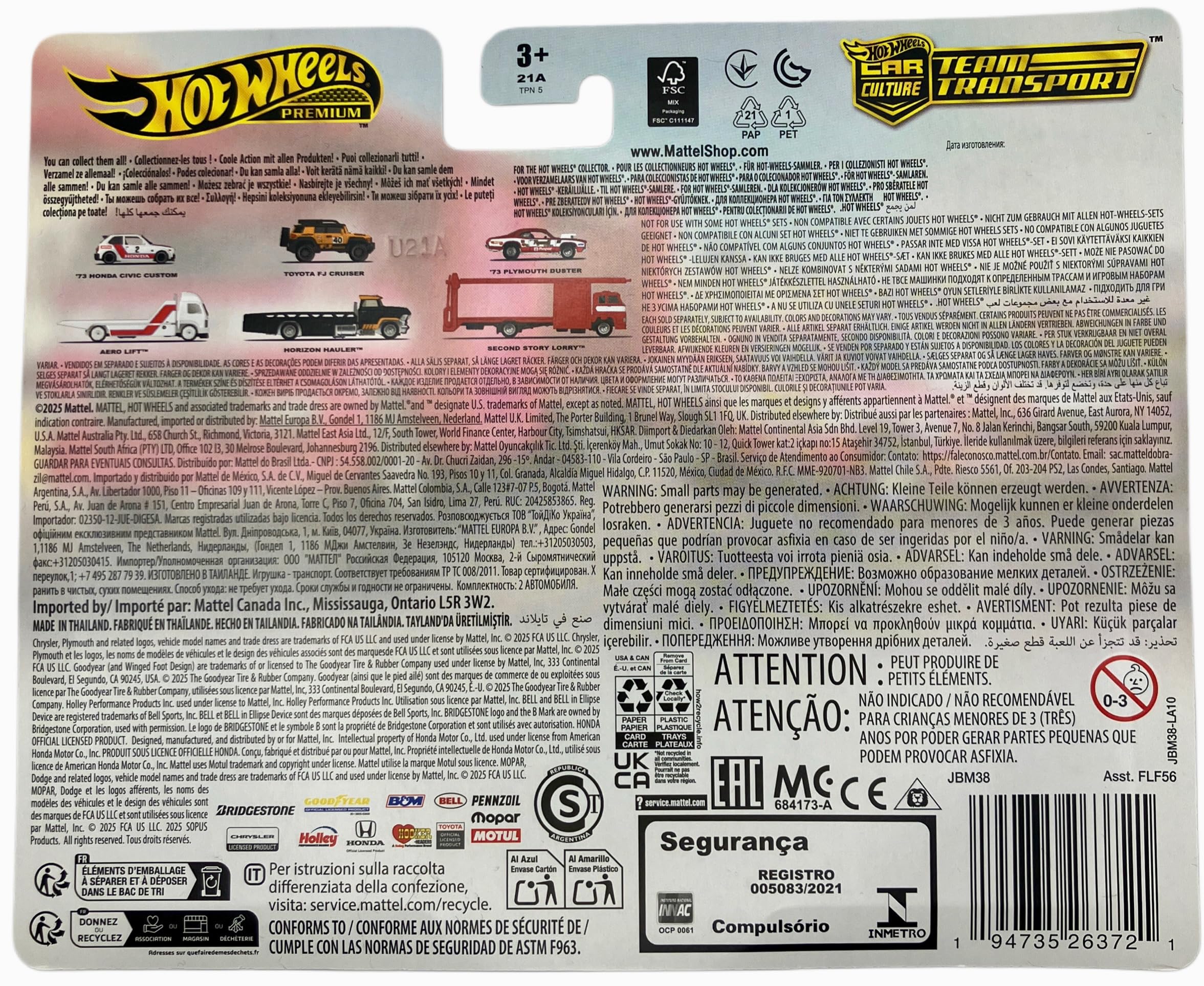 Hot Wheels Collector Auto Conveyor 73 Plymouth Duster for