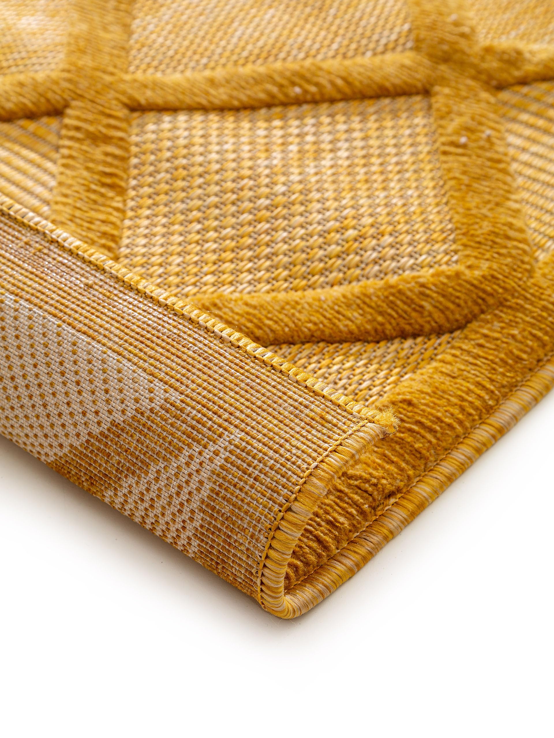 benuta Nest Bonte Vloerkleed, kunstvezel, geschikt voor buiten, rechthoekig, onderhoudsvriendelijk, voor eetkamer, keuken, outdoor/terras, crème, 160 x 230 cm