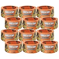 Vista 11 de Cinta Transparente Crystal Clear Gorilla, 1.88" x 18 yardas (Paquete de 1) - Resistente a la Intemperie para Proyectos y Reparaciones en Interiores