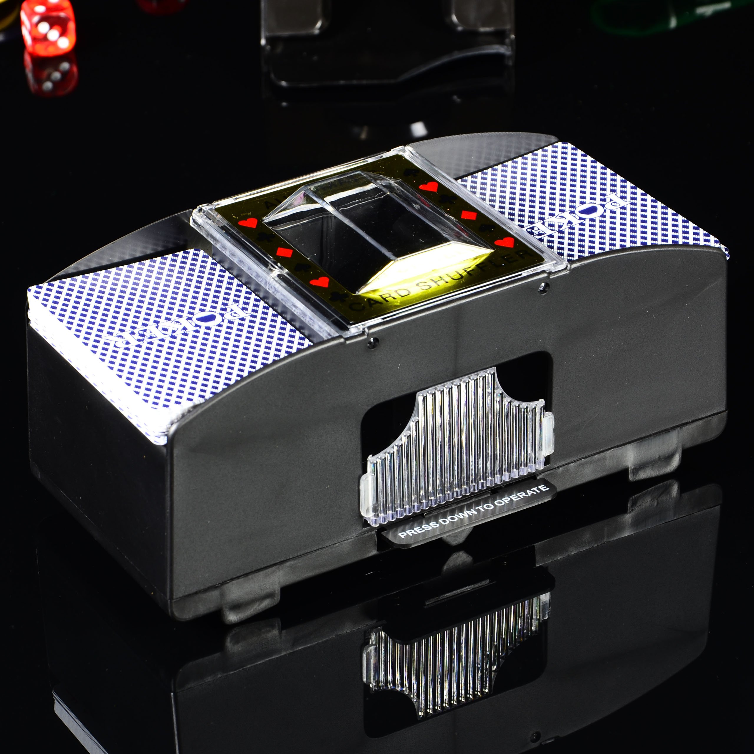 Pokerkoffer DeLuxe Pokerset mit 600 OCEAN CHAMPION CHIPS mit Metallkern á 12 g viel Zubehör Kartenmischer Kunststoffkarten Kartengeber Spielmatte Poker-Komplettset Black Jack Texas Holdem