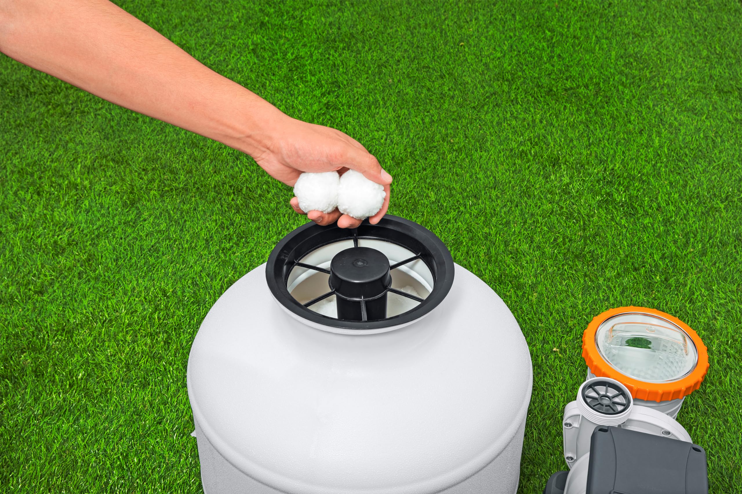 Bestway Sandfilteranlage mit Zeitschaltuhr 5.678 l/h, 230 W