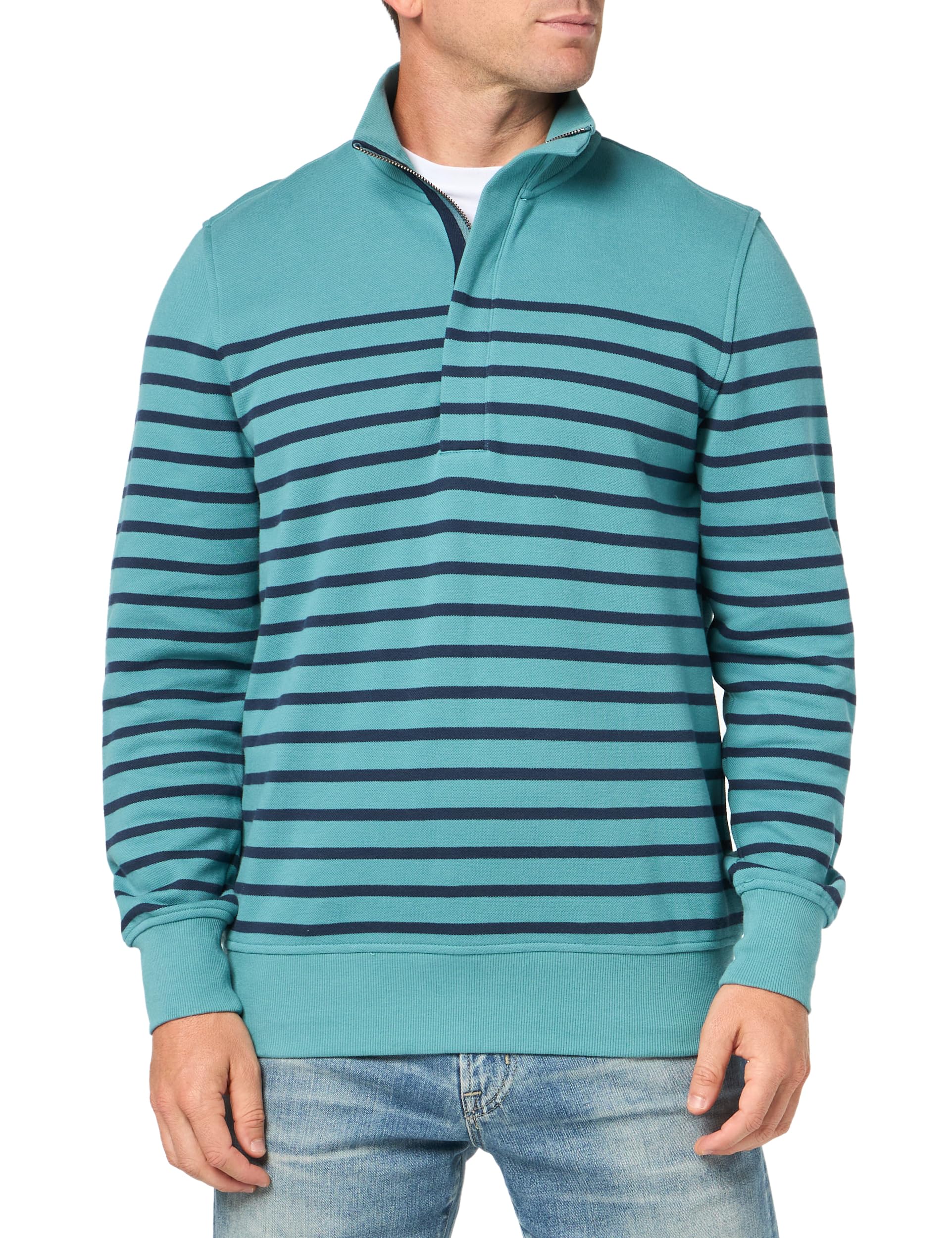 

                                                    Brooks Brothers Men's Long Sleeve Mariner Stripe H