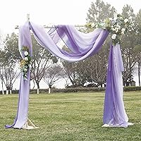 Vista 26 de NICETOWN Paneles de Cortinas Transparentes para Cama con Dosel 216 - Decoración del Hogar Cenefa de Gasa Transparente para Boda