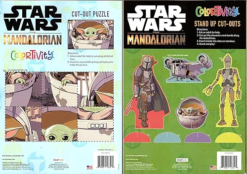 Miniatura 5 de Disney Star Wars Mandalorian - Coloring & Activity Books - The Force is Strong & The Asset (Set of 2 Books)