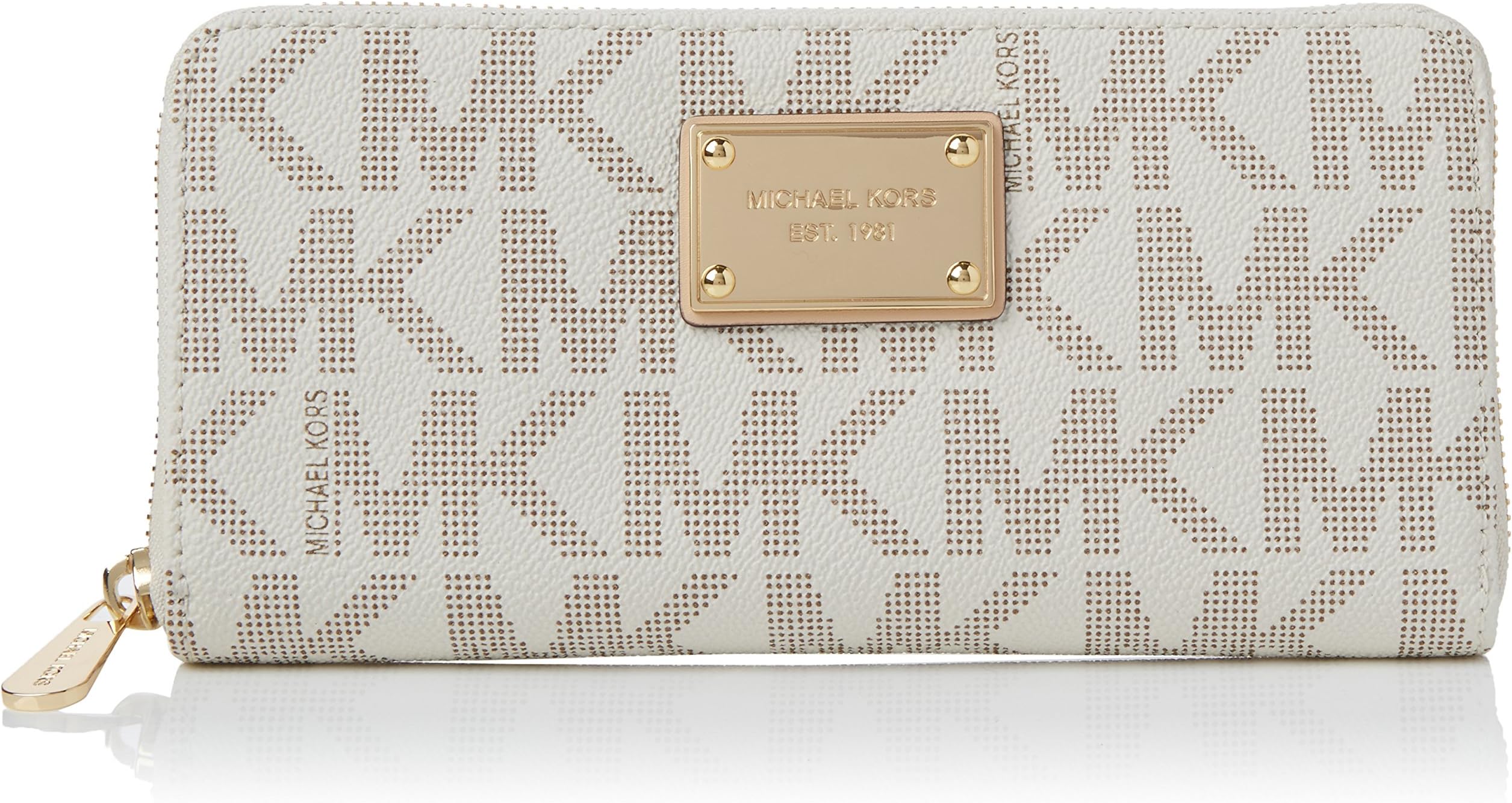MICHAEL Michael Kors Mk Logo Zip Around Continental Wallet
