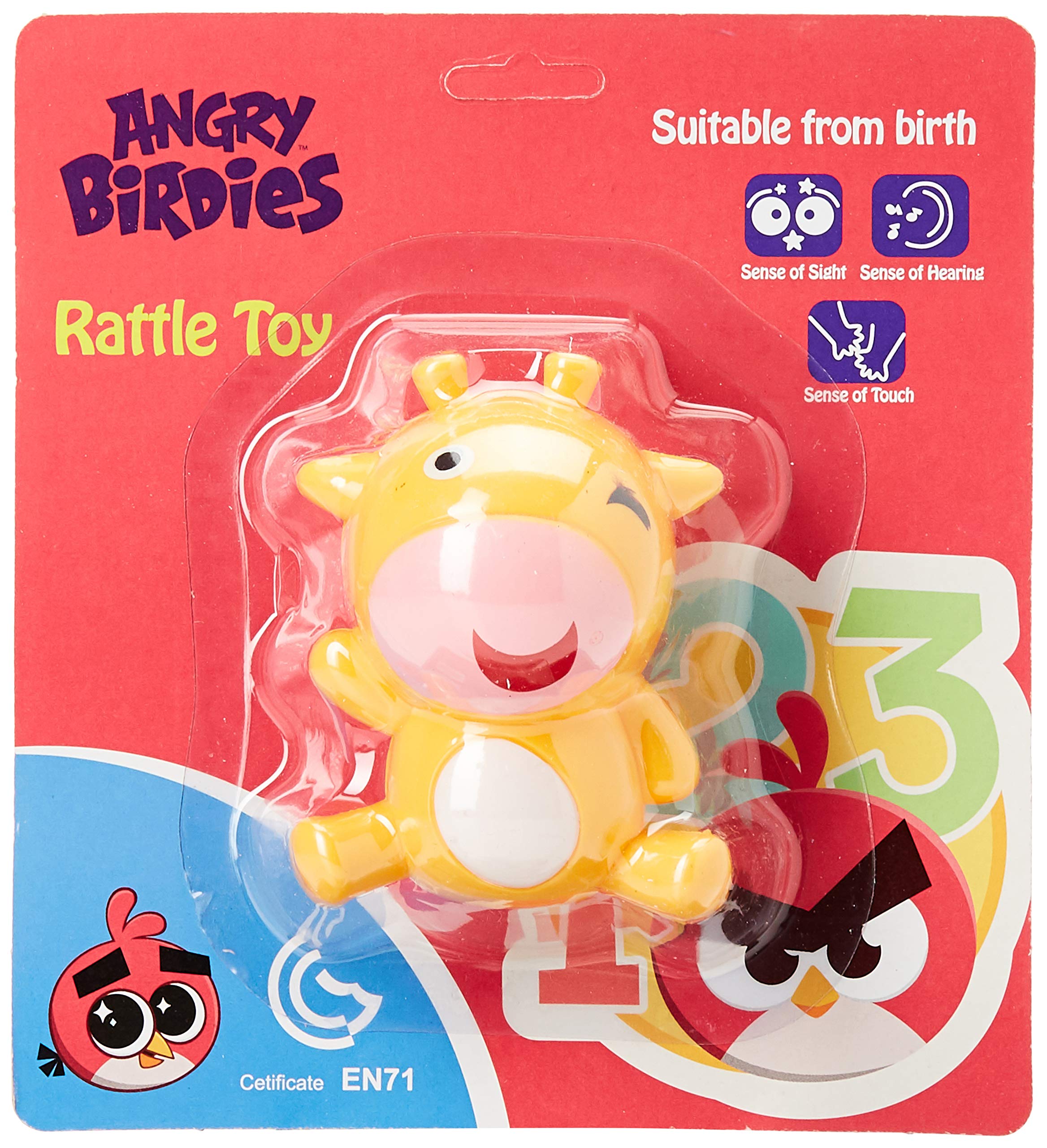 Angry Birds-Rattle Toy Cow (Pack Of 6)