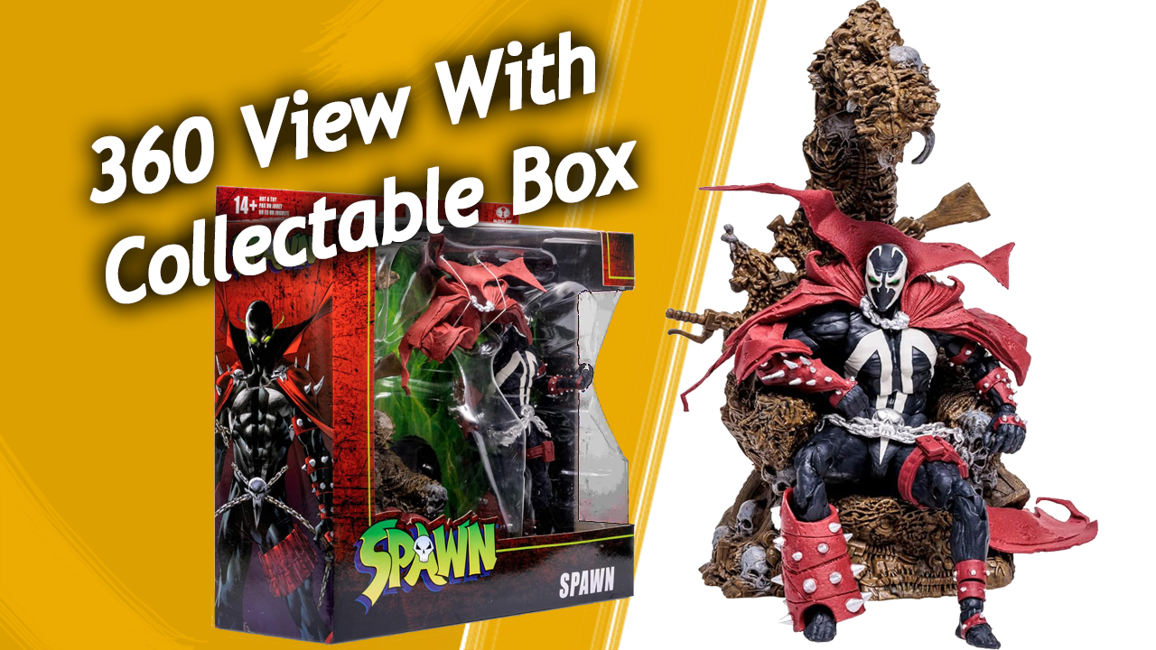 Watch 360 View Spawn Action Figure Deluxe Box Set McFarlane Toys