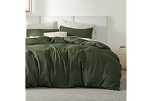 Bedsure King Waffle Knit Duvet CoverGauze-Like Weave