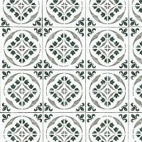 Vista 7 de Plantilla de azulejos de 12 x 12 pulgadas (paquete de 2) / Plantilla de pared y piso, reutilizable para pintura, muebles, paredes y suelos