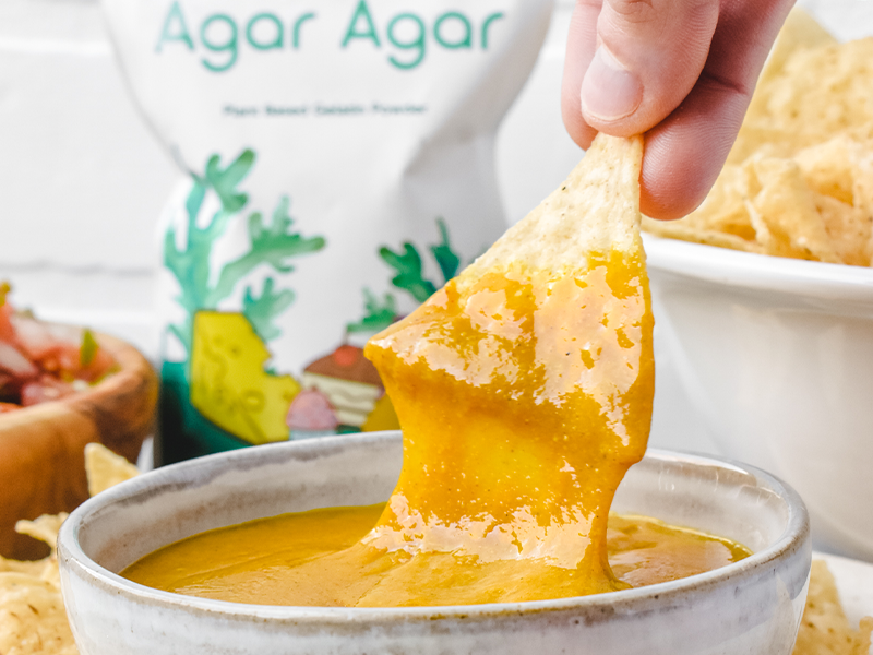 LIVING JIN Agar Agar Powder, 4 oz. Kosher, Plant-Based Gelatin Powder, Vegan Agar Agar, Vegan Jello, Sugar-Free, 100% Natural Red Algae