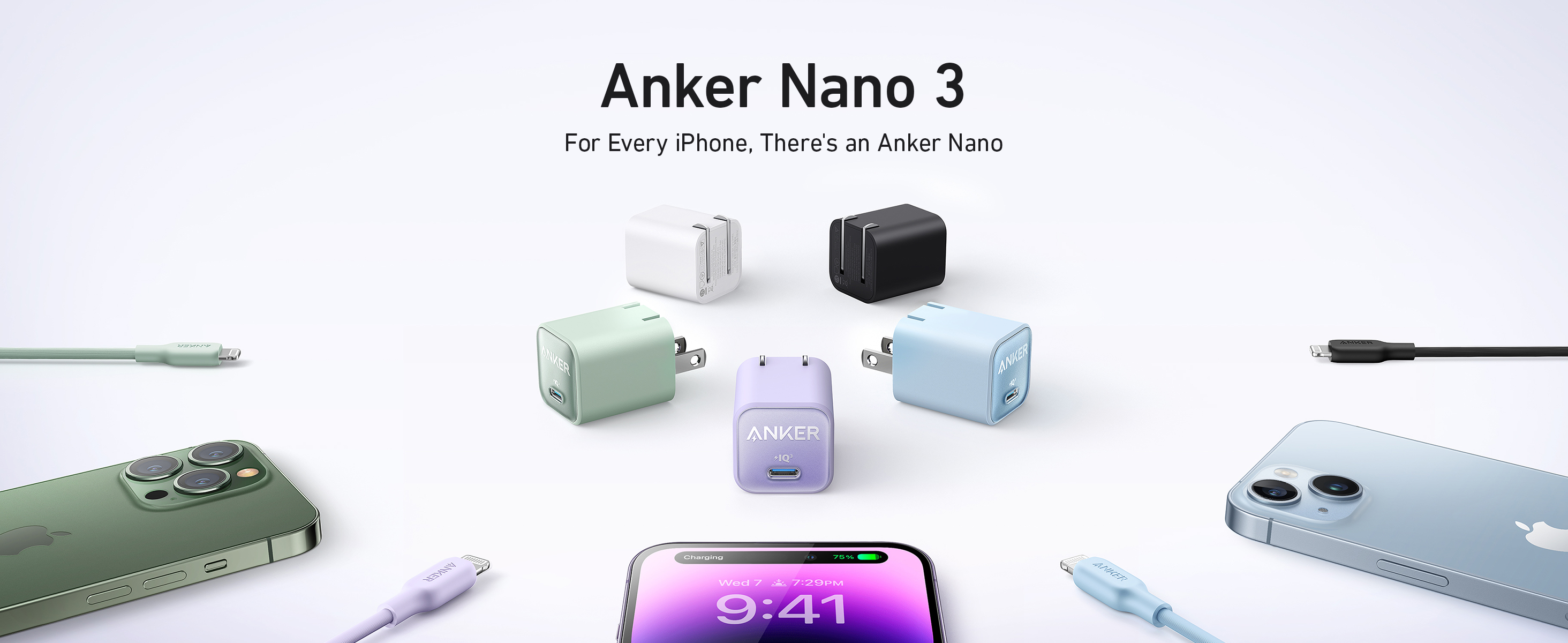 Anker 3点セットSelect 4 Go、A30i 、511 Charger Amazon.com: Anker USB C Charger 30W, Anker 511 GaN Charger