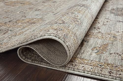 Miniatura 9 de Loloi Magnolia Home by Joanna Gaines Millie Collection MIE-02 - tapete de 3 pies 6 pulgadas x 5 pies 6 pulgadas, 0.25 pulgadas de altura, cielooro