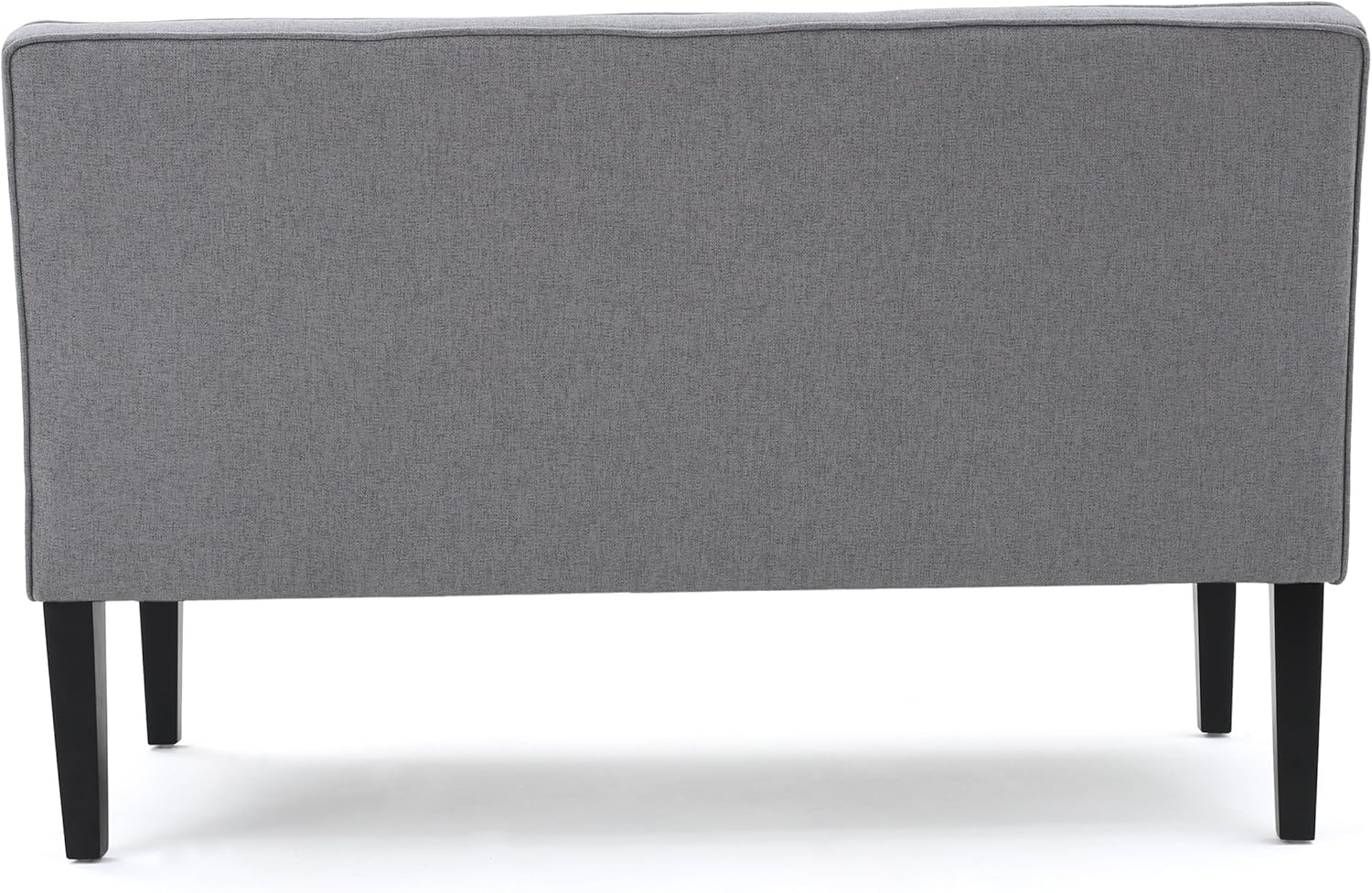 Christopher Knight Home Dejon Modern Fabric Loveseat, Gray / Matte Black Dimensions: 30.00”D x 50.00”W x 32.20”H