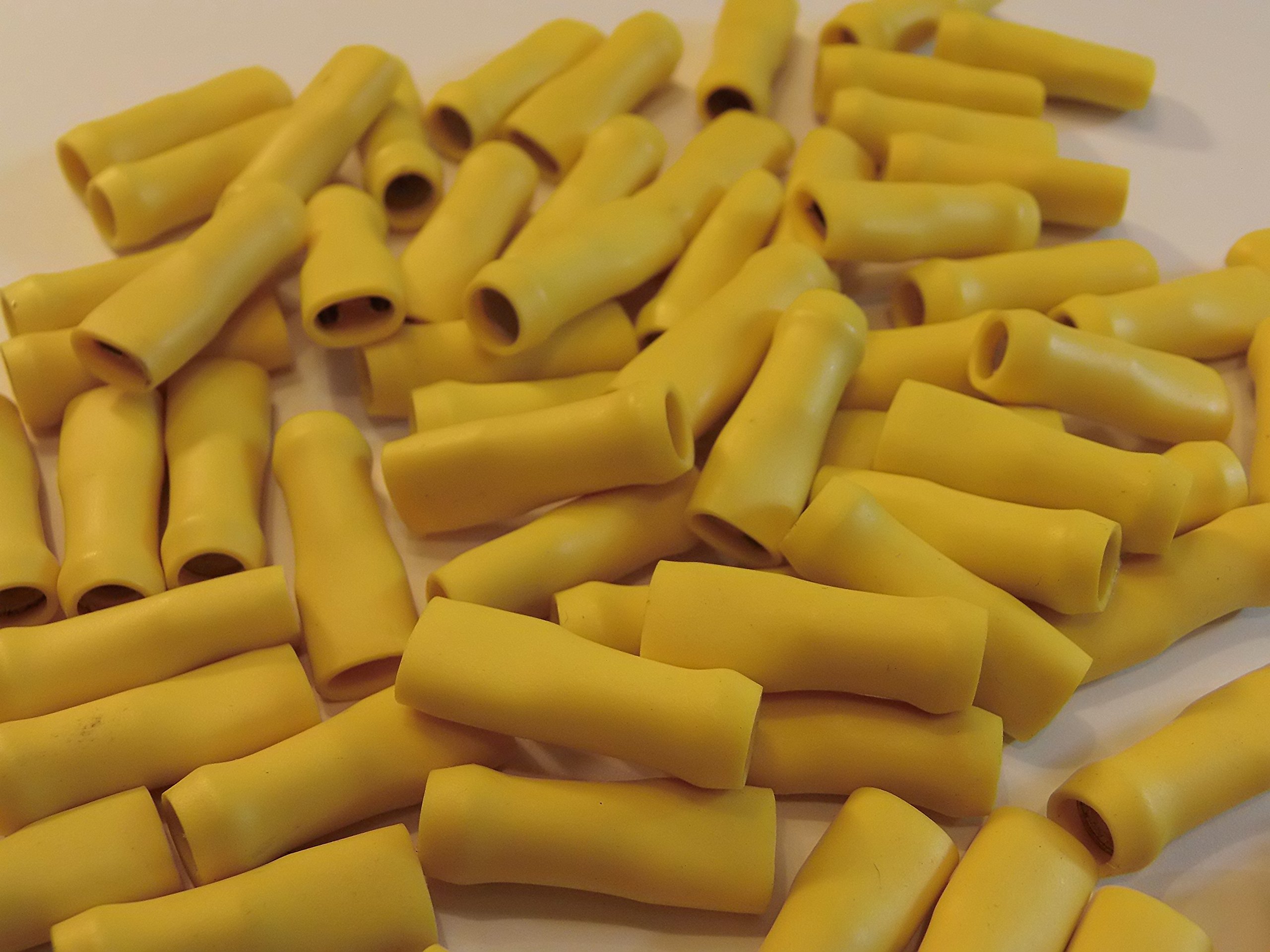 50pcs 6.3 Plug Spring FDD2 250 Brass Terminals Mother Pre Insulated Terminals Li - Foto 6