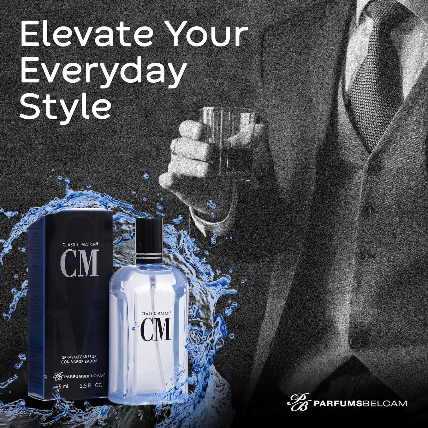 PB ParfumsBelcam Classic Match CM Eau de Toilette Spray for Men – Fresh Woody Citrus Fragrance with Bergamot, Grapefruit & Sage – Clean Modern Men’s Cologne, Everyday Signature Scent, 2.5 Fl Oz - Image 7