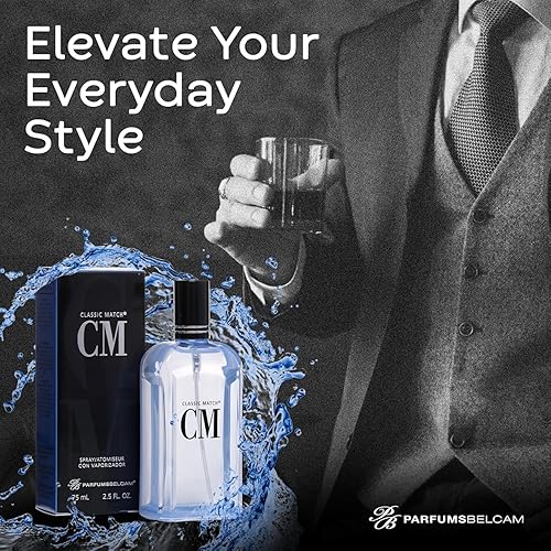 Miniatura 7 de PB ParfumsBelcam Classic Match CM Eau De Toilette Spray, nuestra versión de Y, 2.5 onzas líquidas