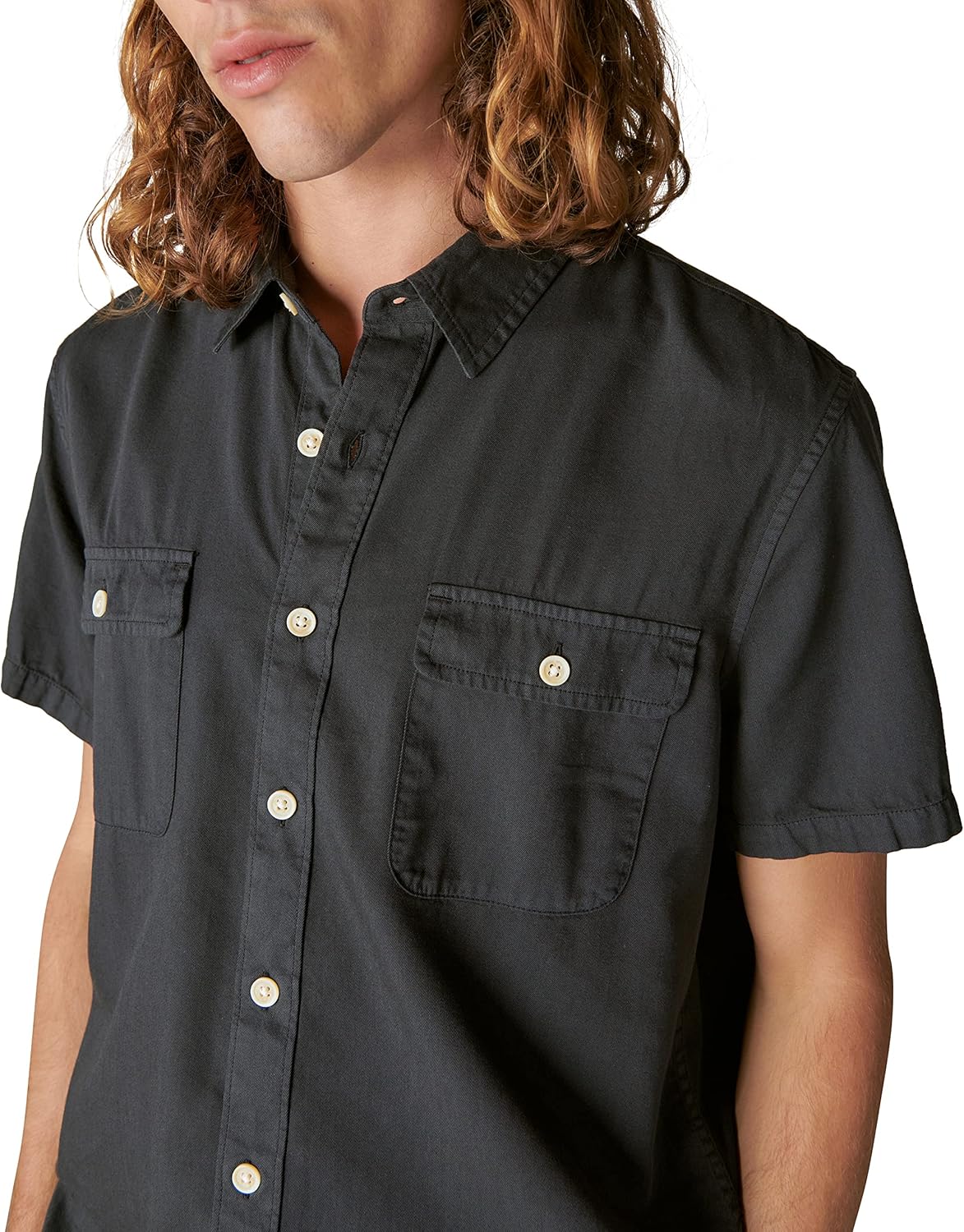 Lucky Brand Men's Short Sleeve Lived-in Shirt - Image 3