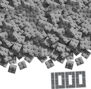 Simba Bausteine Blox, 1000 mattoncini grigi per ba