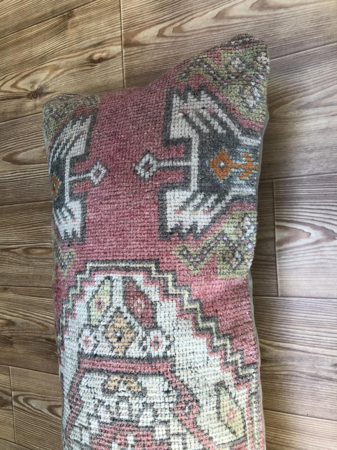 Turkish Lumbar Pillow Covers | Turkish Rug Pillow Cover | 15 x 38 inches Turkish Lumbar Pillows,Turkish Rug Pillow Cover /