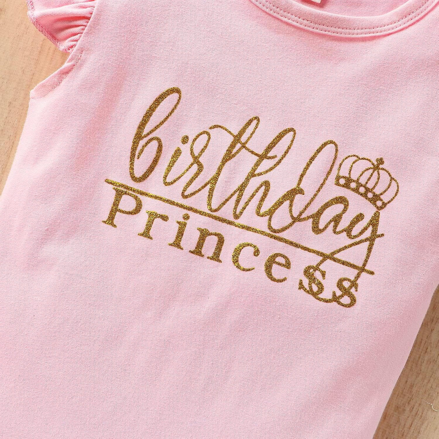 Toddler Kids Baby Girls Birthday Princess Outfits Dress Vest Long Sleeve Shirts Tank Top Dot Mesh Tutu Skirt 4PCS Autumn/Winter Skirt Set - Image 4