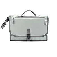 Vista 7 de Comfy Cubs Cambiador de bebé tamaño compacto, cambiador de pañales impermeable con almohada acolchada, suave y ligero, diseño plegable para viajes