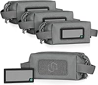 Vista 10 de Savior Equipment Paquete de 4 bolsas tácticas Loose Sacs, para munición de armas de fuego, con parches de identificación incluidos, funda blanda