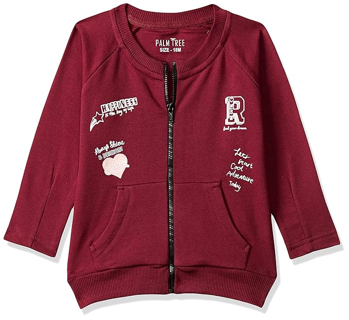 PalmTree Baby Girls Regular Fit Jacket