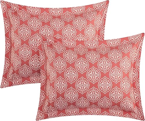 Miniatura 4 de Chic Home Juego de funda de edredón reversible de 4 piezas con estampado de medallón de Murano en dos tonos, color gris