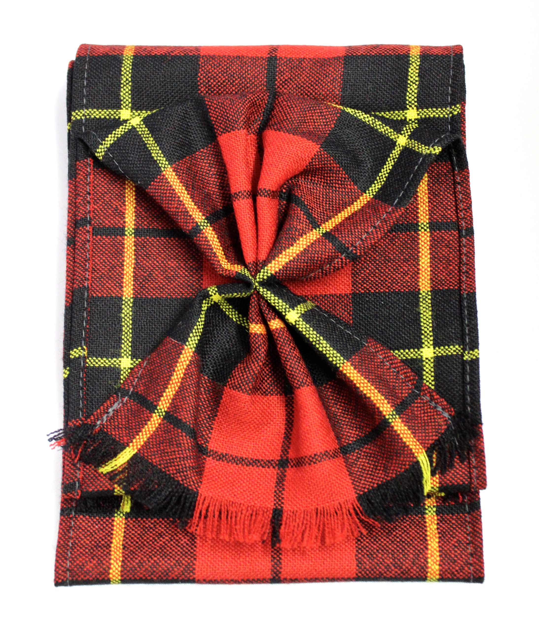 Kilts Wi Hae Scottish 100% Wool Tartan Ladies Mini Sash With Rosette - Wallace Modern