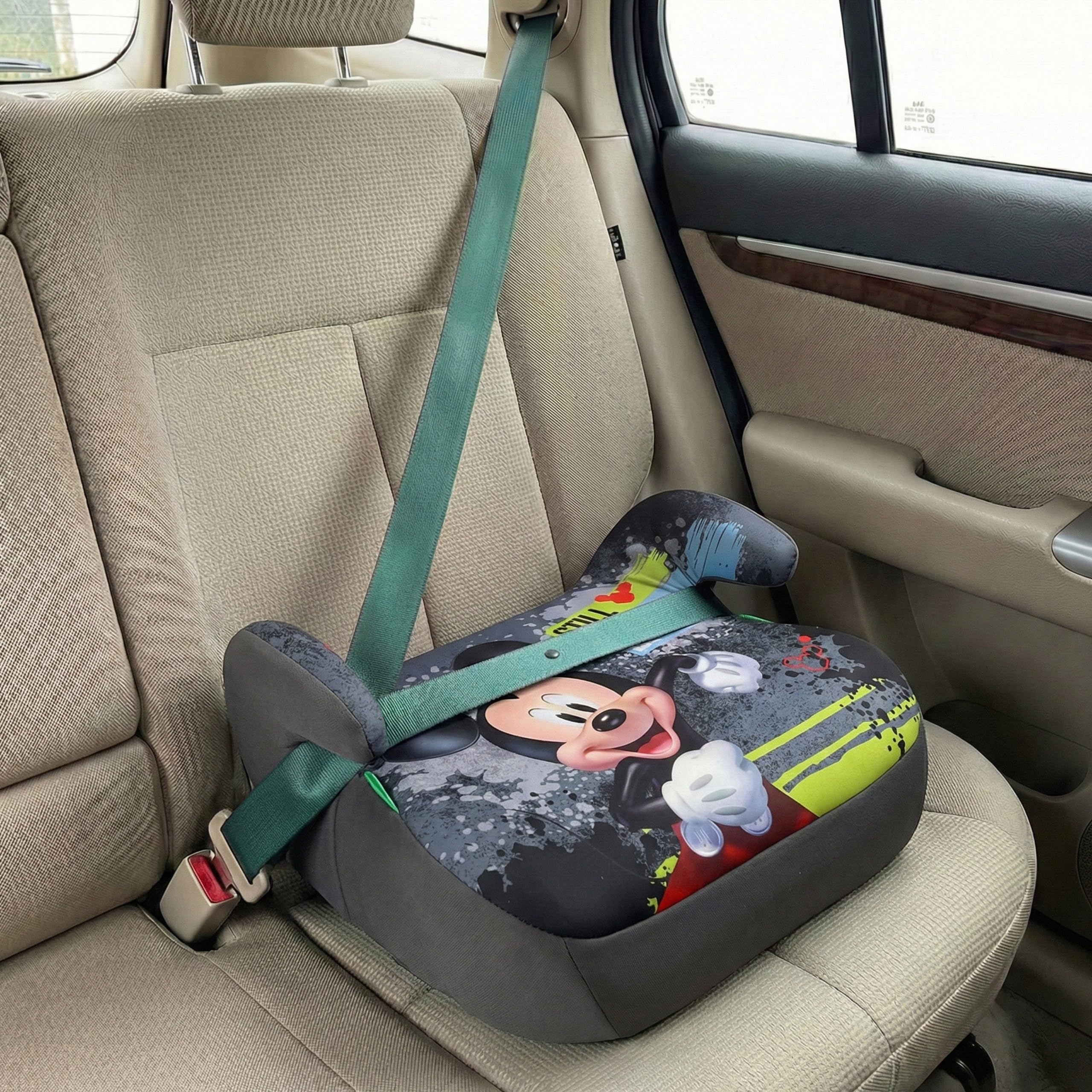 Siège auto avec ceinture, siège auto, rehausseur pour garçon 22-36 kg, 125-150 cm (Mickey Mouse)