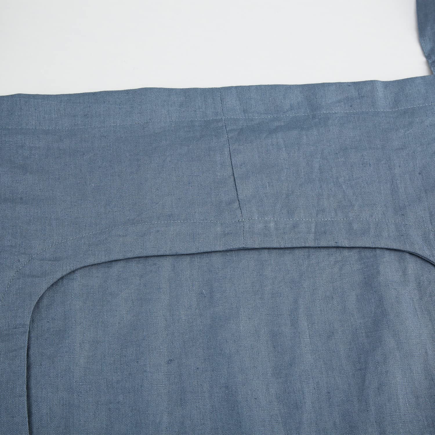 Amazhiyu 100% lino porta appeso portabiancheria borsa 40 x 57 pollici (denim)
