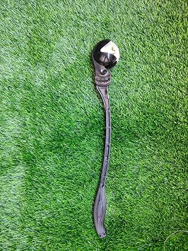 SL Advanced Adjustable Fastest Ball Thrower with Special Finger Cup (Sidearm) | 60kmph to 160 kmph Speed | Full and Half Pitch | Upto 30ft Knocking Space (Black) | LxWxH- 52x7x6cm