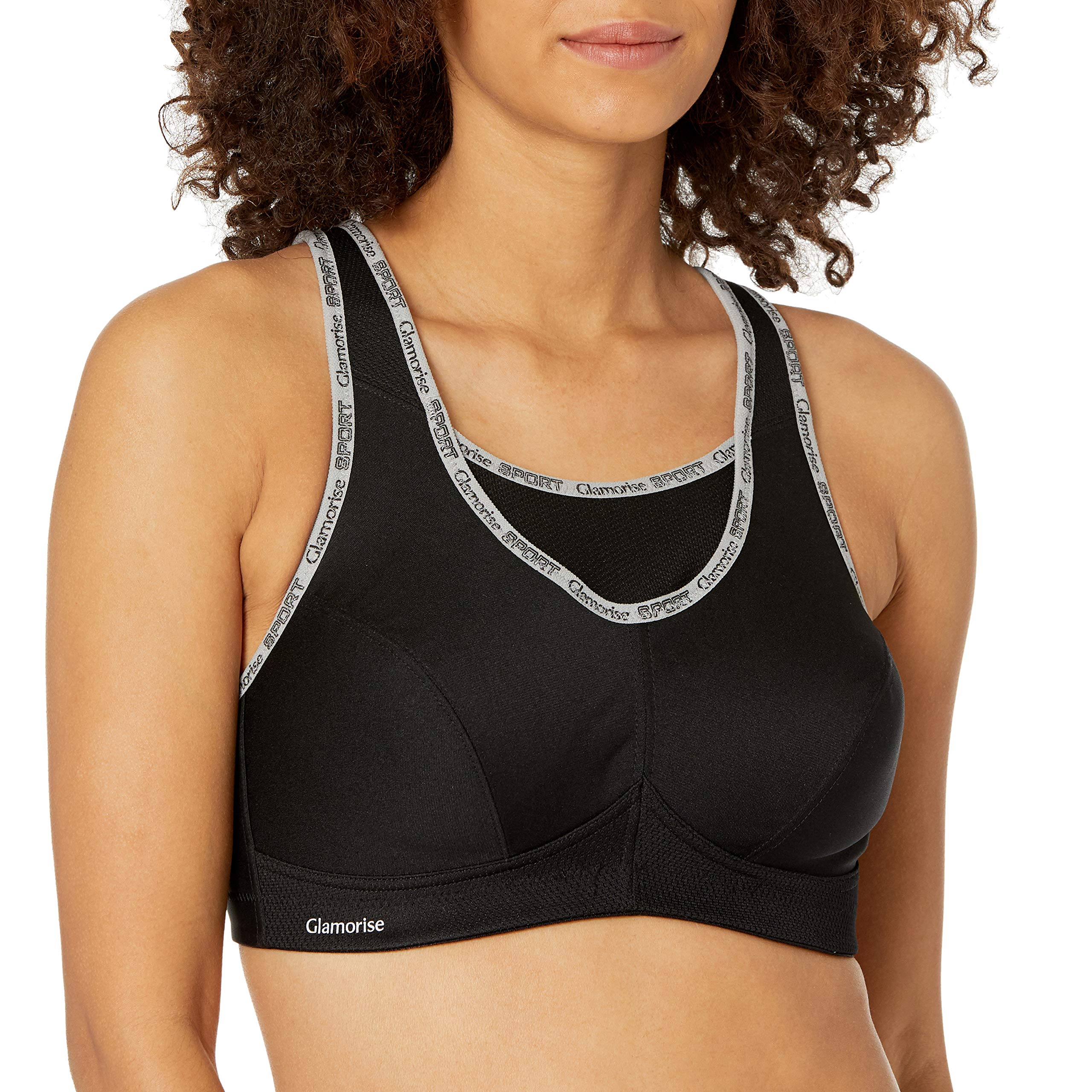 Glamorise Nr. 1066 Sport-BH für Damen im Camisole-Design, bewegungsreduzierend, ohne Bügel
