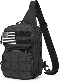 Wotony Tactical Crossbody Bag for Men - Durable Sling Bag with Cross Body Design EDC Shoulder bag