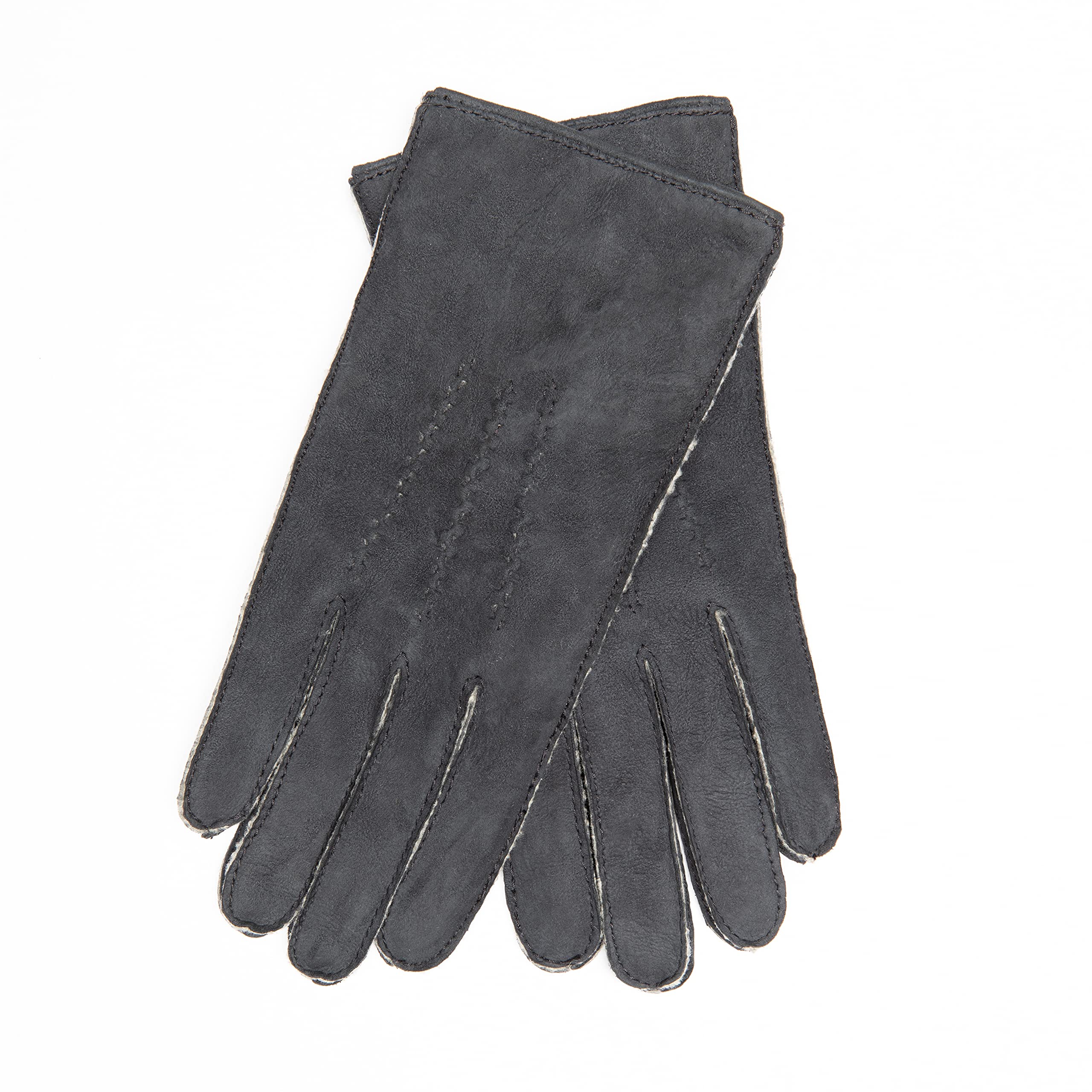 EEM gants en cuir pour femme, cuir d'agneau doux de Nouvelle-Zélande, fourrure douillette, cousus à la main
